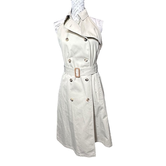 Burberry Michelle Khaki Trench Dress NWT Size UK 12 (US Size 8) - Picture 2 of 9